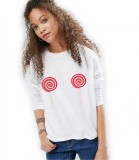 Cumpara ieftin Bluza dama alba - Acadele - XL