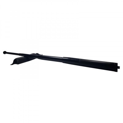 Baston telescopic 65 cm IdeallStore&amp;reg;, Total Defence, 4 sectiuni, negru, husa inclusa foto