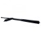 Baston telescopic 65 cm IdeallStore&reg;, Total Defence, 4 sectiuni, negru, husa inclusa