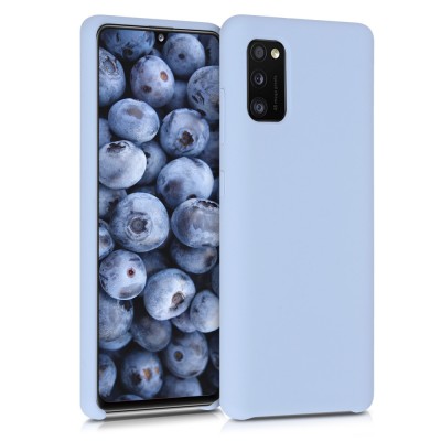 Husa pentru Samsung Galaxy A41, Silicon, Albastru, 52301.58 foto