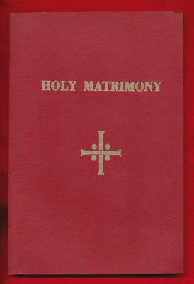&amp;quot;HOLY MATRIMONY (Slujba Cununiei, text paralel romana si engleza moderna&amp;quot; 1972 foto