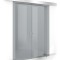 Usa culisanta Boss &reg; Duo 80+80x215 cm, sticla gri securizata, glisanta in ambele directii