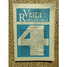 REVISTA VIATA ROMANEASCA ANUL LXXXVI APRILIE 1991 NR 4