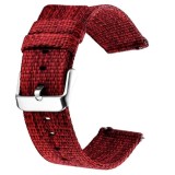 Curea material textil, compatibila cu Huawei Watch GT 2 Pro, Telescoape QR, 22mm, Mahon Red