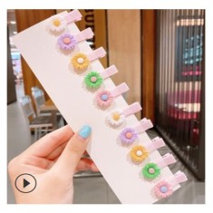 Set de 10 clame pentru par - Daisy