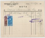 Romania, Benvenisti &amp; Eskenasy, Nota 12, Craiova, 1931