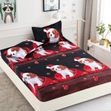 Cumpara ieftin Husa de Pat Craciun + 2 Fete de Perna din Finet - JO625