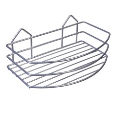 Raft de baie suspendabil, 24 x 15 x 7 cm, Argintiu