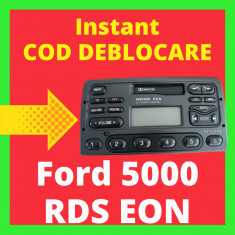 Cod deblocare radio Retro Ford 5000 RDS EON Stereo Radio Casetofon decodare auto foto