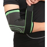 Cotiera elastica ajustabila cu bretea elastica, verde cu negru, universala
