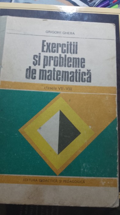 Grigore gheba,exerciții și probleme de matematica .563