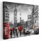 Tablou pictura peisaj urban Big Ben Londra Tablou canvas pe panza CU RAMA 80x120 cm