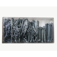 Set agrafe elastice din otel, diferite marimi - 555bucati