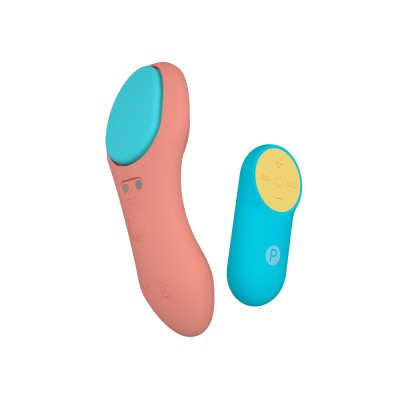 Party Color PANTY Remote Control Vibrator Orange foto