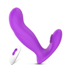 Vibrator Wish Remote Control, 9 Moduri Vibratii, Silicon, USB Magnetic, Mov, 12.7 cm, Mokko Toys, Velvet Obsession