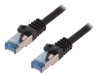 Logilink Cablu Patch S/FTP Cat6a 1.5m LSZH Litat Cupru 26AWG RJ45