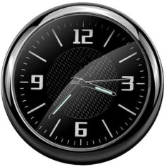 Ceas de bord, Aliaj de aluminiu/Quartz, Negru