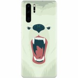 Husa silicon pentru Huawei P30 Pro, Fierce Polar Bear Winter