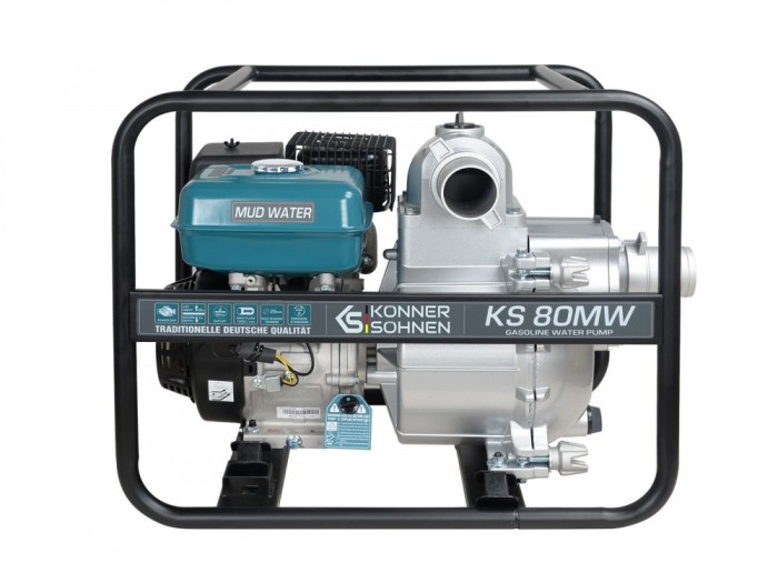 Motopompa pentru apa puternic contaminata Konner-Sohnen KS 80MW, 9 Cp