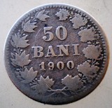 R.004 ROMANIA CAROL I 50 BANI 1900 ARGINT