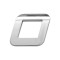 Ornament Auto 3D. Cifra 0. 26 Mm. Cromat