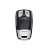 Husa Cheie Auto TPU Gri Negru Audi SmartKey Protectie Premium