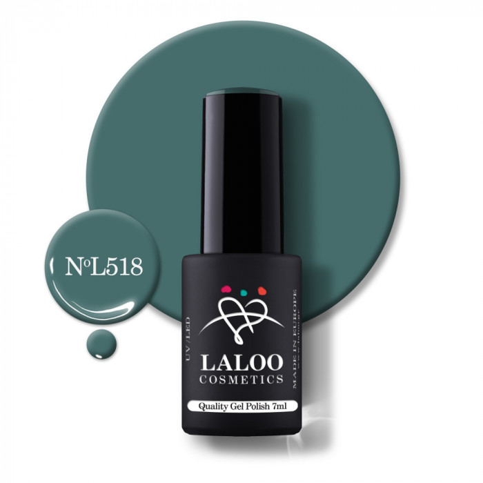 518 Vintage Green | Laloo gel polish 7ml