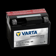 Baterie moto AGM fara intretinere VARTA 12V 3Ah 40A R+ 114x71x86 Incarcare uscata cu acid foto