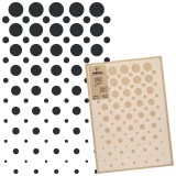 Șablon din plastic reutilizabil // SEMITON - MEDIU (43x64cm)