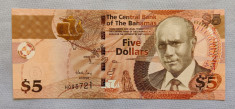 Bahamas - 5 Dollars ND (2007-2013) Sir Cecil Wallace-Withfiled foto