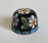 Capac miniatural din cloisonne, alama cu email (6)
