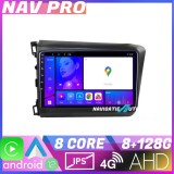 Navigatie Honda Civic 2012 2015 KIT 132 EDOTEC-LITE Android Ecran 720P Octa Core 8 128 Carplay CarStore Technology