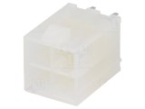 Soclu cablu-placă Mini-Fit Jr 4,2mm 4 PIN THT aurit