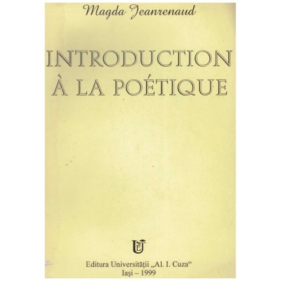 Magda Jeanrenaud - Introduction a la poetique - 129386 foto