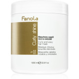 Fanola Curly Shine masca hranitoare pentru par ondulat si cret 1000 ml