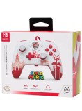Controller Powera Enhanced Wired Mario Red White NSW
