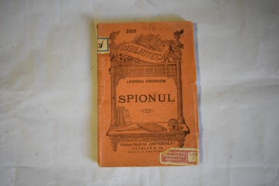 Leonida Andreiew - Spionul (Biblioteca pentru toti nr. 350) foto