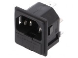 Conector de alimentare AC 10A 250VAC IEC 60320