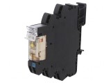 Releu DPDT 24VDC 8A pentru şină DIN
