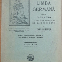 MANUAL DE LIMBA GERMANA PENTRU CLASA VII-A* A SCOALELOR SECUNDARE - PAUL SCHAUER