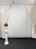 Set doua draperii Gravel, crem ivory