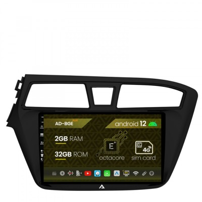 Navigatie Hyundai I20 (2014-2018), Android 12, E-Octacore 2GB RAM + 32GB ROM, 9 Inch - AD-BGE9002+AD-BGRKIT194 foto