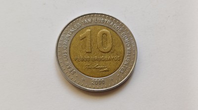 Uruguay-10 Pesos 2000 foto