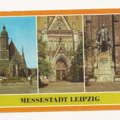 SG10- Carte Postala-Germania, Messestadt Leipzig, Circulata 1983
