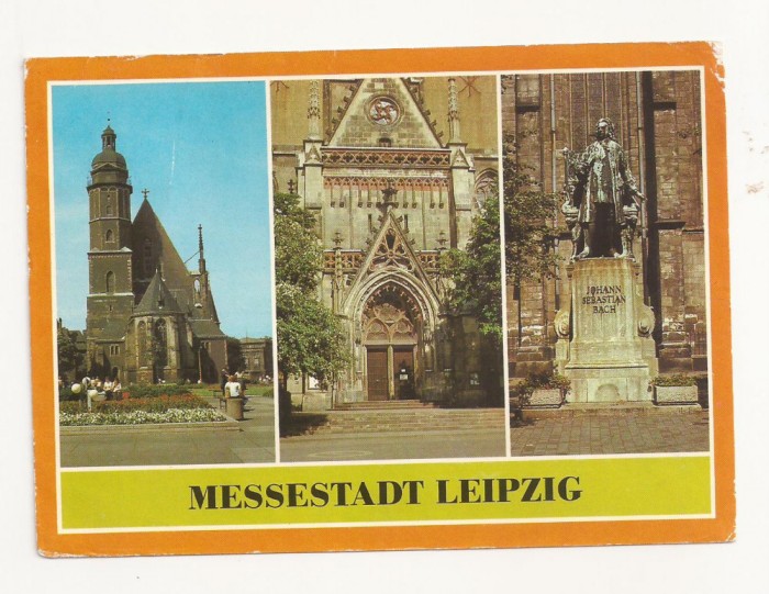SG10- Carte Postala-Germania, Messestadt Leipzig, Circulata 1983