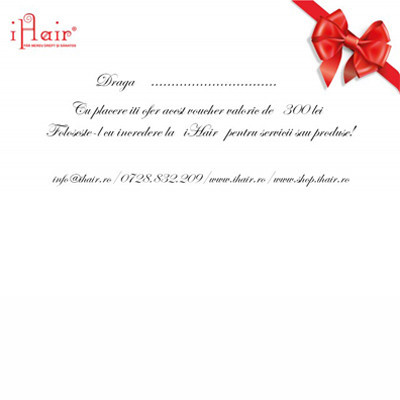 Voucher valoric pentru produse sau servicii IHair foto