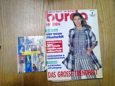 BURDA MONDEN - Revista de Moda Februarie 1994 - 150 p.+ tipare; lb. germana foto