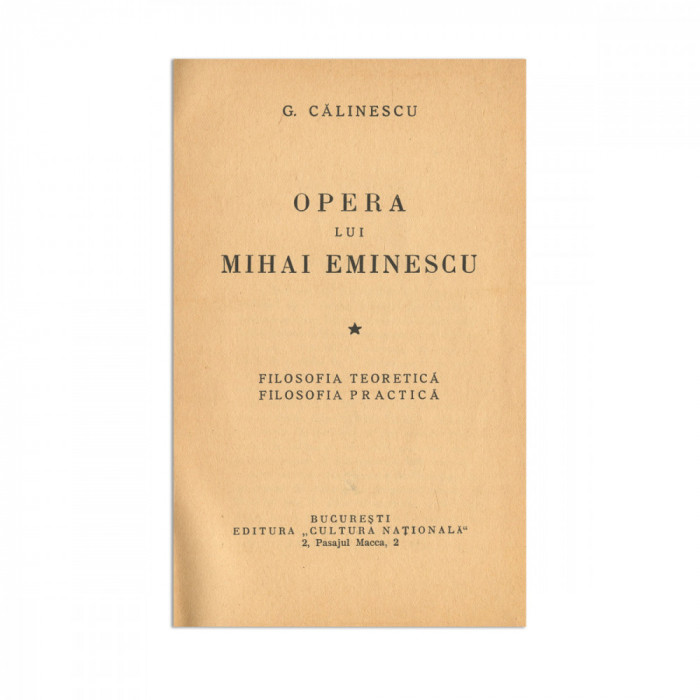 George Călinescu, Opera lui Mihai Eminescu, 5 volume, cu dedicație către Ionel Dimitrescu