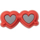 Jibbitz Crocs Red Heart Sunglasses, Crocs Jibbitz