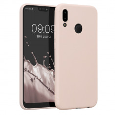 Husa Kwmobile pentru Huawei P20 Lite, Silicon, Roz, 44358.225